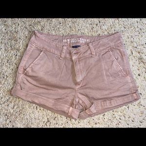American Eagle Midi Shorts size 8 (pale pink)